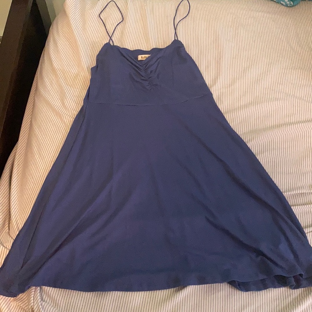 Perfect casual blue dress.